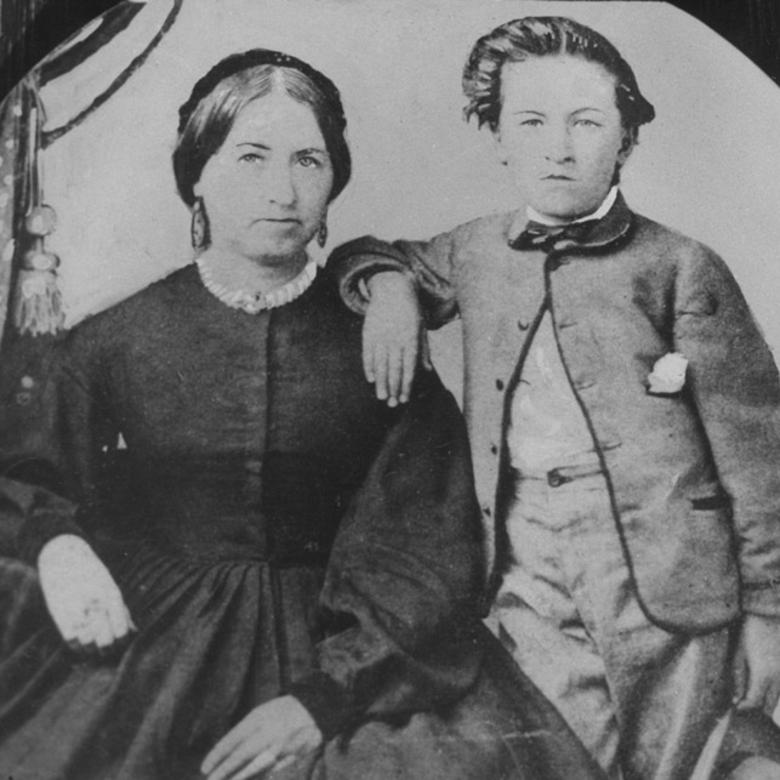 Rachel and Heber, about 1868